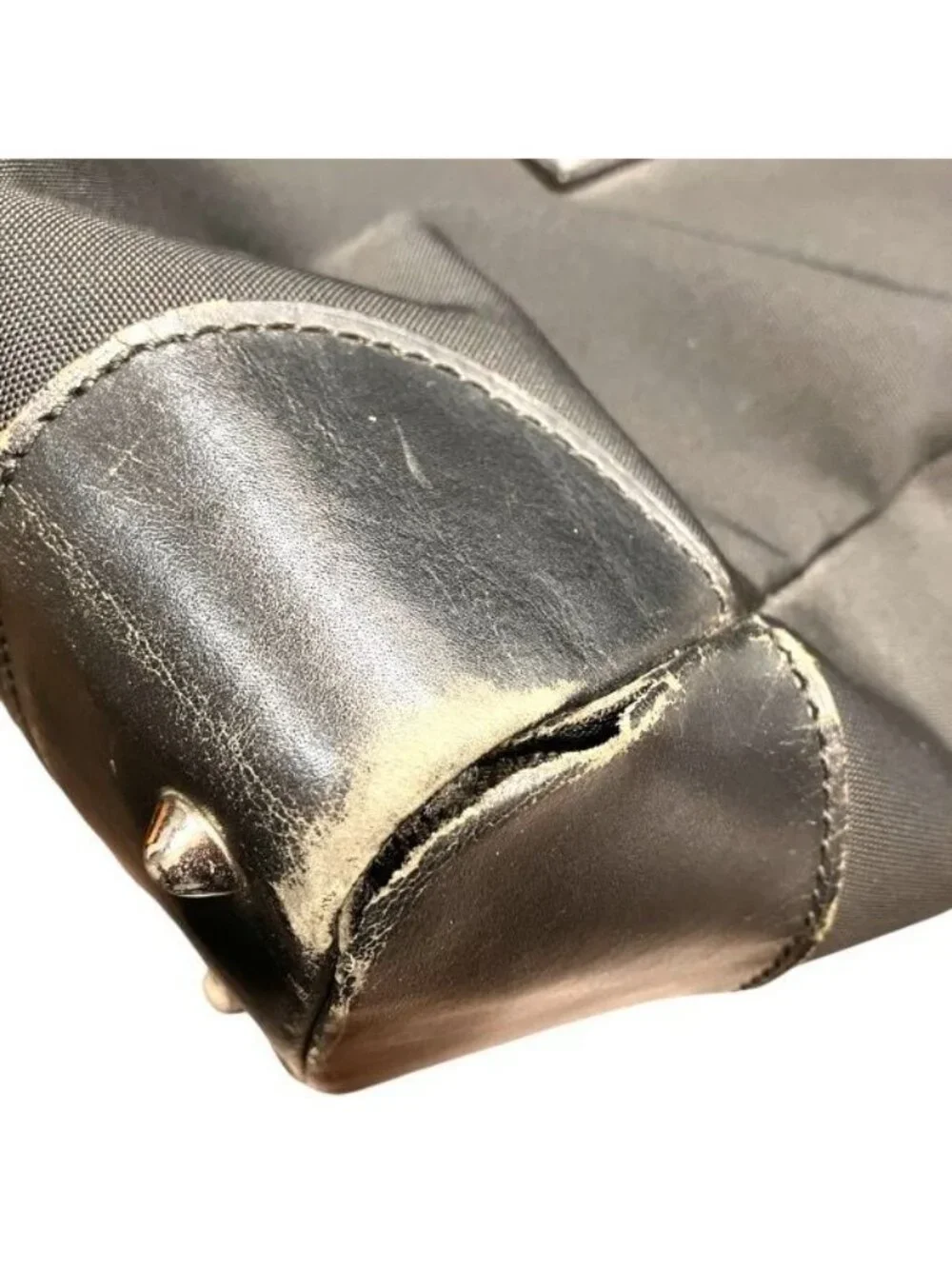 Gucci Leather Nylon Business Tote